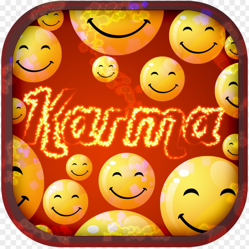 Good Karma Smiley Text Messaging Fruit PNG