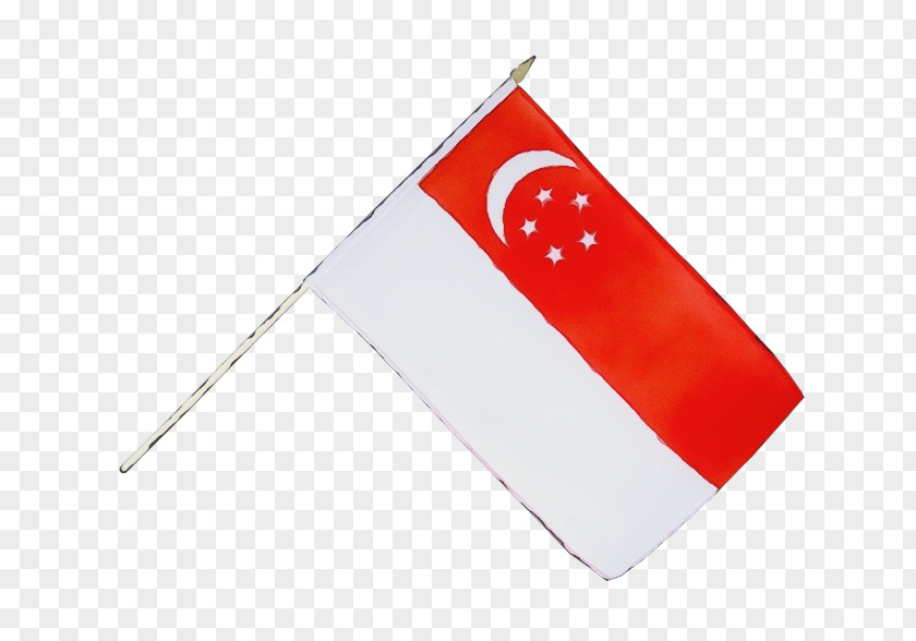 Rectangle Bunting Singapore Flag Background PNG