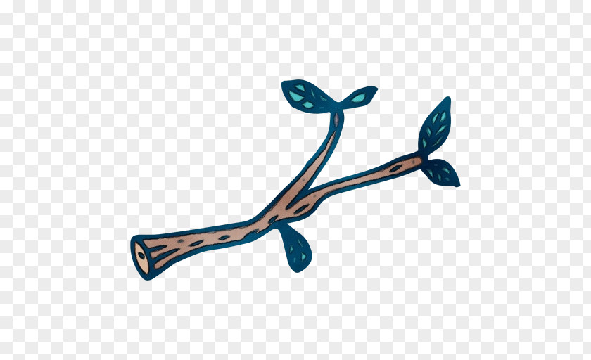 Tail Branch Turquoise PNG