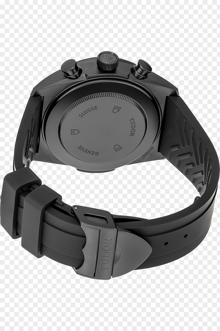 Tudor Fastrider Black Shield Watch Strap Quartz Clock PNG