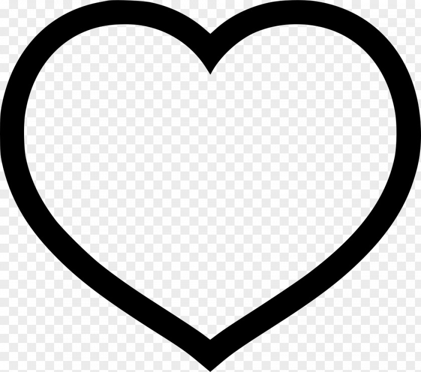 Black Heart Symbol Clip Art PNG