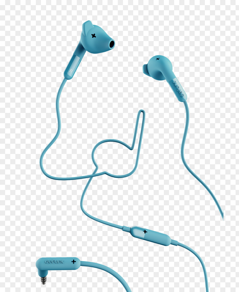 Blue Defunc BT HYBRID Tooth Earphones De Func +Hybrid EarphonesHeadphones Headphones Headset + Sport PNG