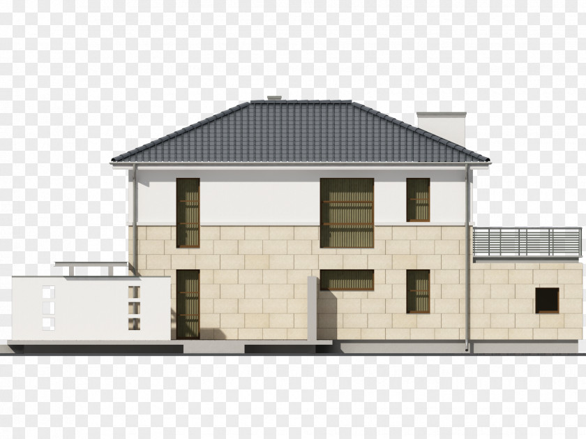 House Facade Architecture Project PNG