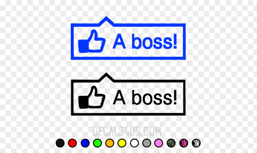 Like A Boss Car Decal Bumper Sticker Adhesive Tape PNG