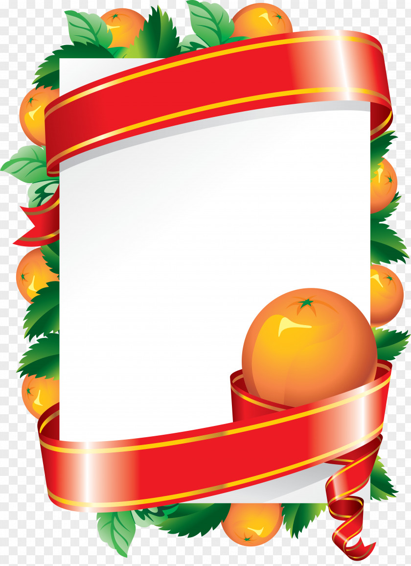 Orange Milk Apple Picture Frames Clip Art PNG