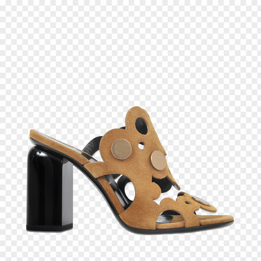 Sandal Wedge Mule Handbag Shoe PNG
