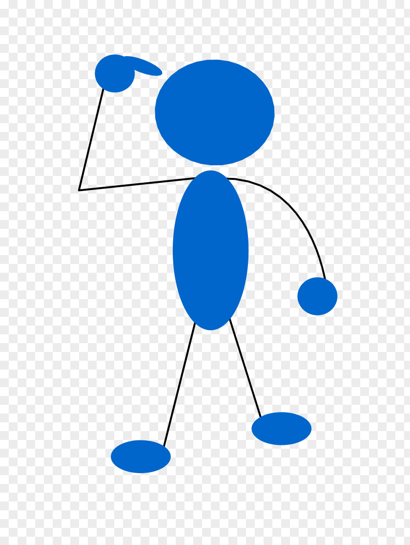 The Thinker Stick Figure Clip Art PNG