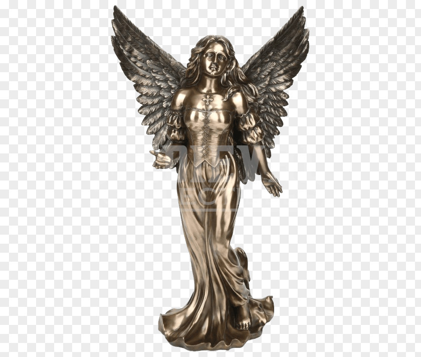 Angel Baby Figurine Statue Bronze Sculpture Model Figure PNG