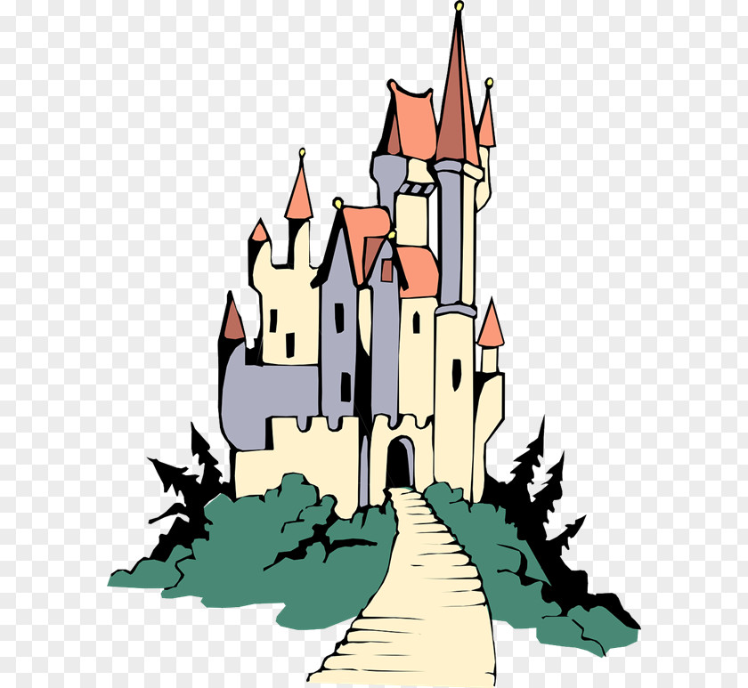 Cartoon Castle Cliparts Clip Art PNG