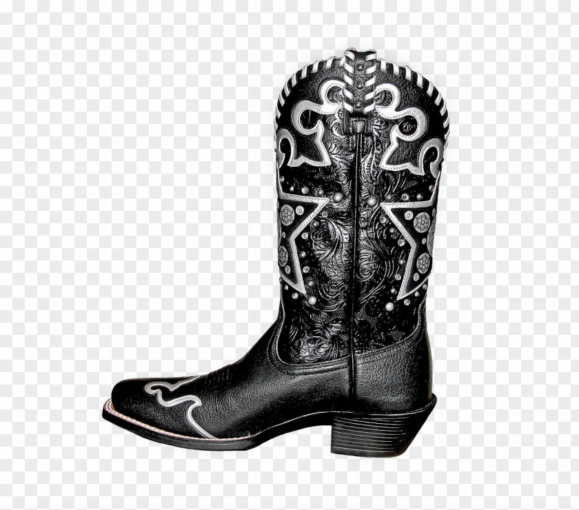 Cowboy Boot Shoe Leather PNG