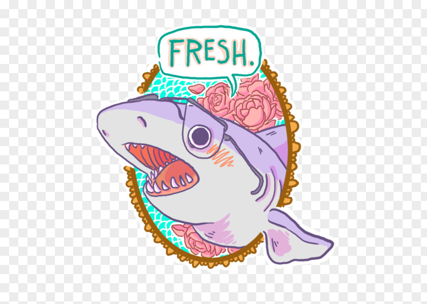 Cute Shark T-shirt Drawing Fish PNG