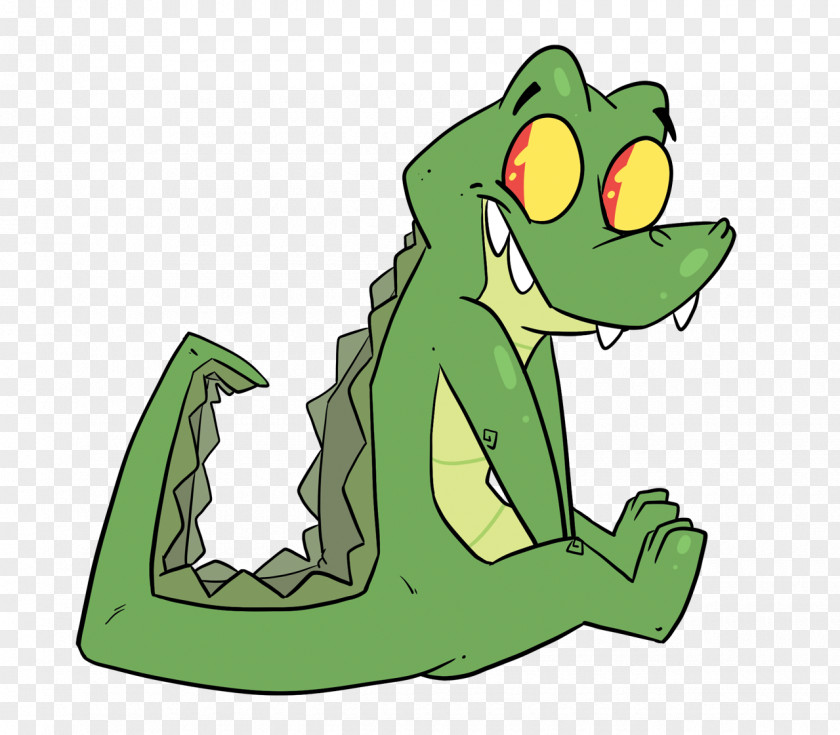 Gator Ribbon Tree Frog Clip Art Illustration Reptile Toad PNG