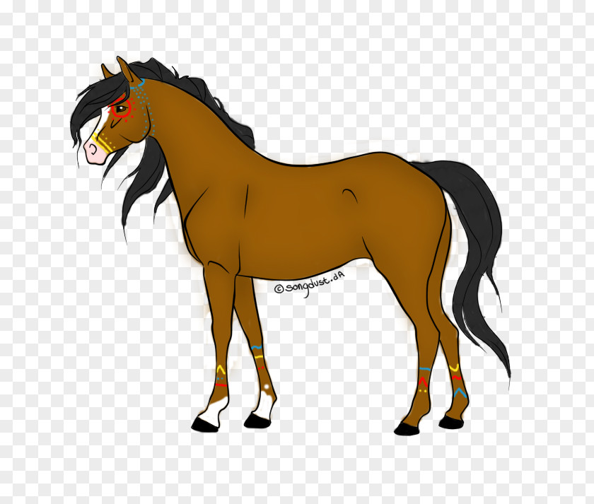 Mustang American Paint Horse Royalty-free PNG