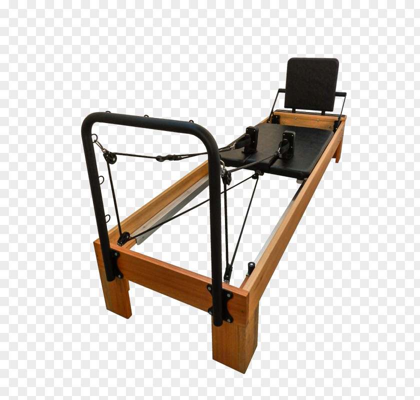 Reformer Pilates Exercise Plank Chair Wood PNG