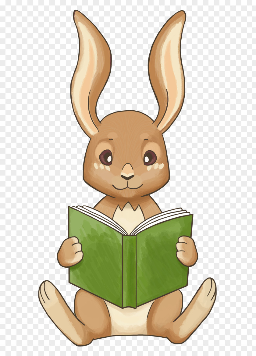 Small Fresh Rabbit Hare Homeschooling Learning Education PNG