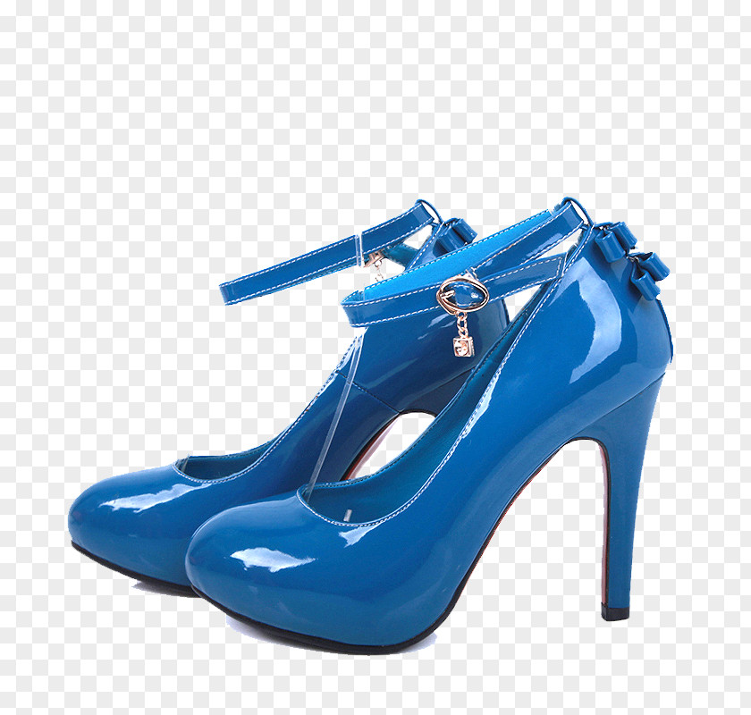 Blue Bright Skin High Heels High-heeled Footwear Designer PNG