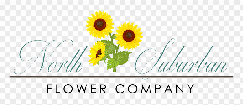Design Logo Floral Cut Flowers Brand PNG