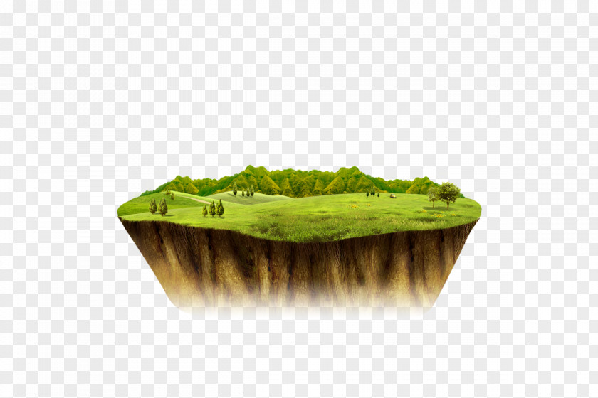 Floating Island Download Icon PNG