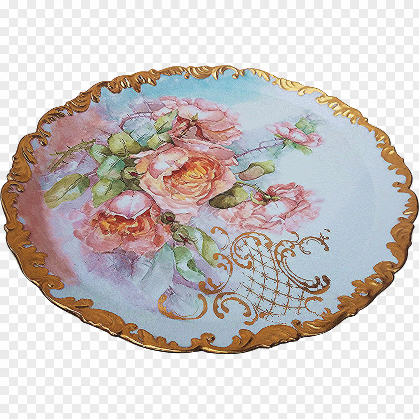 Hand Painted Peach Blossom Porcelain PNG