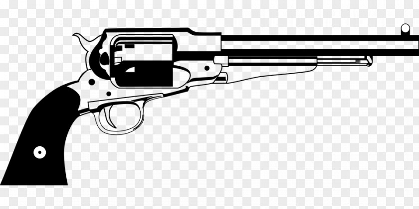 Handgun Revolver Remington Model 1858 Pistol PNG