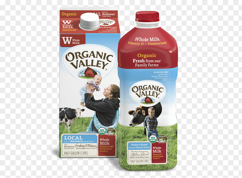 Milk Organic Food Valley PNG