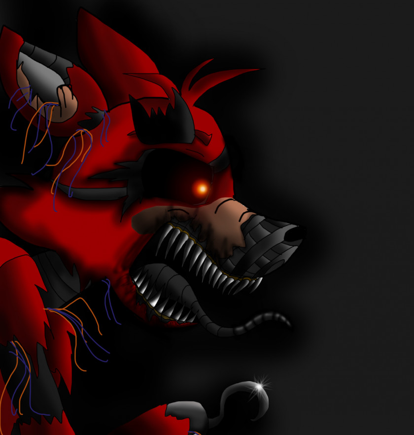 Nightmare Foxy Five Nights At Freddy's Desktop Wallpaper DeviantArt PNG