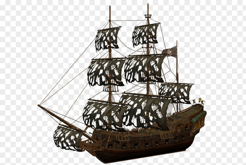 Ship Brigantine Piracy Jack Sparrow Galleon PNG