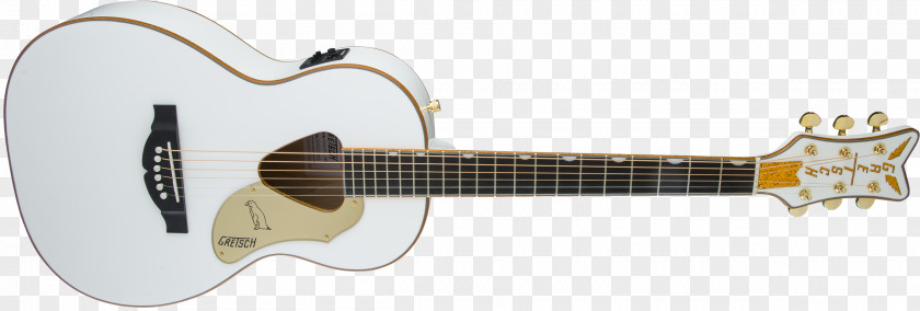 Gretsch Acoustic-electric Guitar Acoustic White Falcon PNG