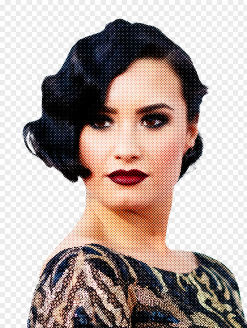 Step Cutting Makeover Demi Lovato Finger Wave Hairstyle Bob Cut PNG