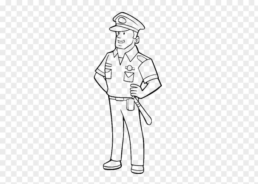 Police Officer Coloring Book Badge Aviation PNG