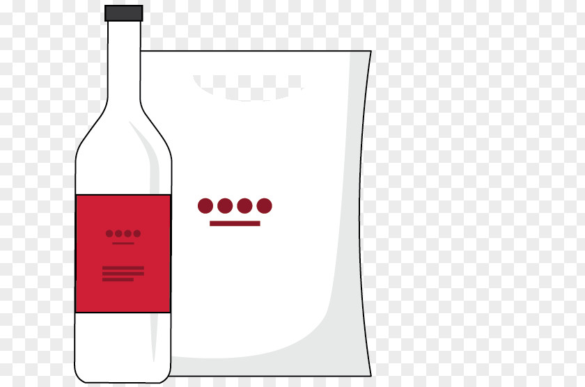 Snack Packaging Design Red Wine Glass Bottle Liqueur PNG