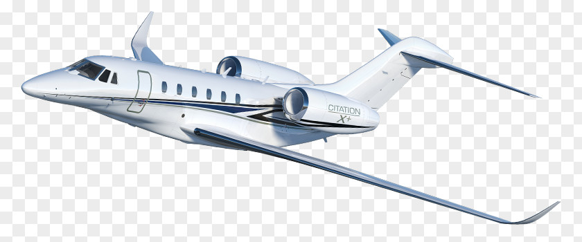 Airplane Aircraft Flight Cessna Citation X Business Jet PNG