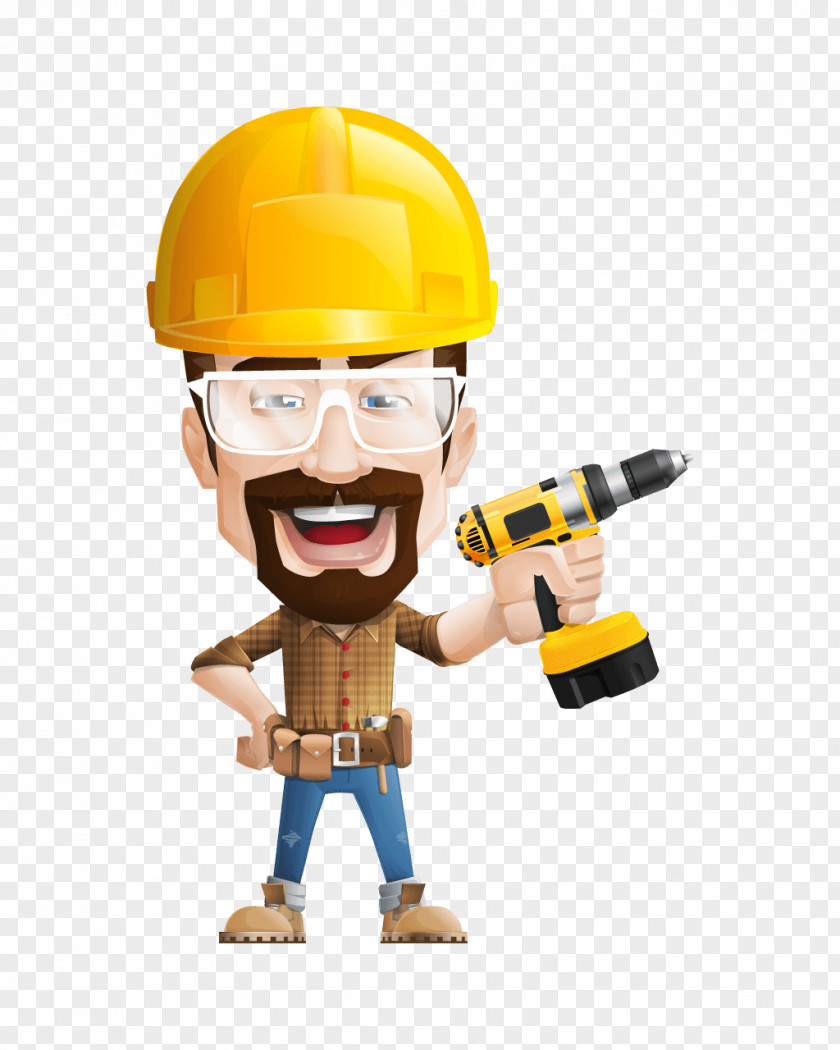 Animation Hard Hats Puppet Adobe Character Animator Laborer PNG