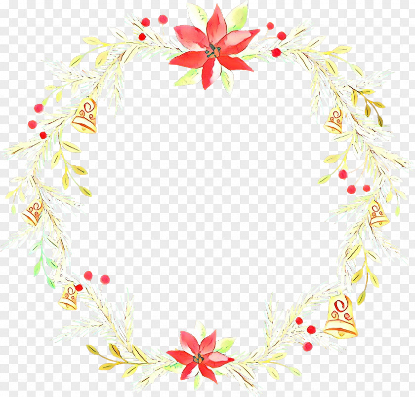 Interior Design Holly Floral Wreath PNG