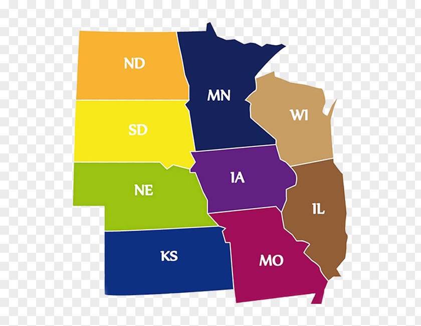South Dakota Iowa Nebraska North PNG