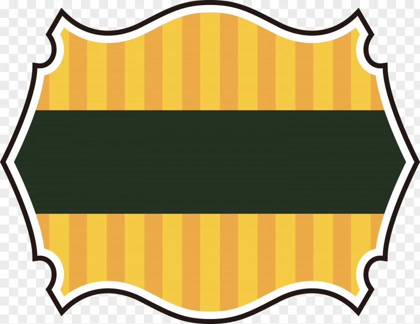 Yellow Line Rectangle Pattern PNG