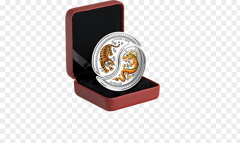 Coin Tiger Canada Silver Dragon PNG