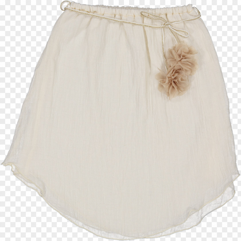 Gauze Skirt Beige PNG