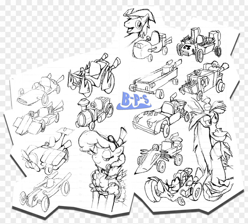 Small Painter Sketch Mammal Illustration Line Art Cartoon PNG