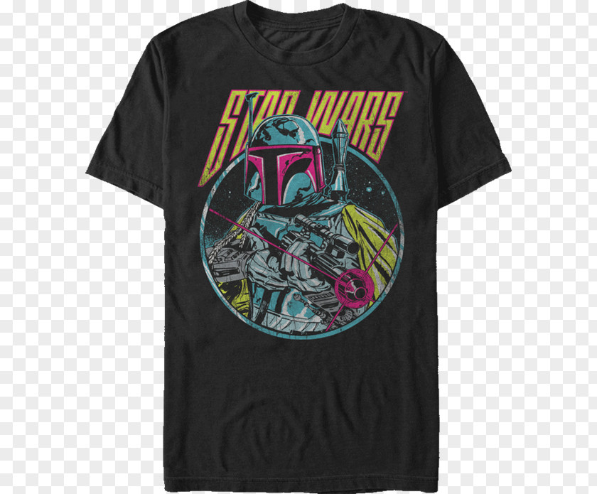 T-shirt Boba Fett Star Wars Anakin Skywalker PNG