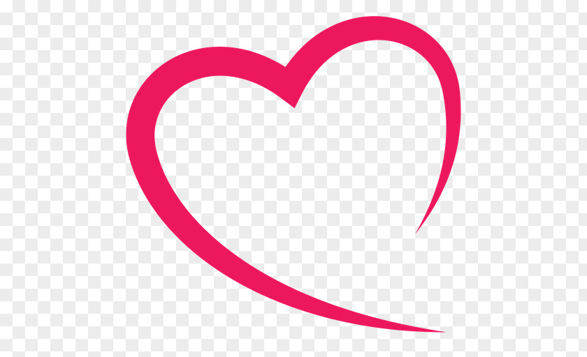 Valentine's Day Pink M Line Clip Art PNG