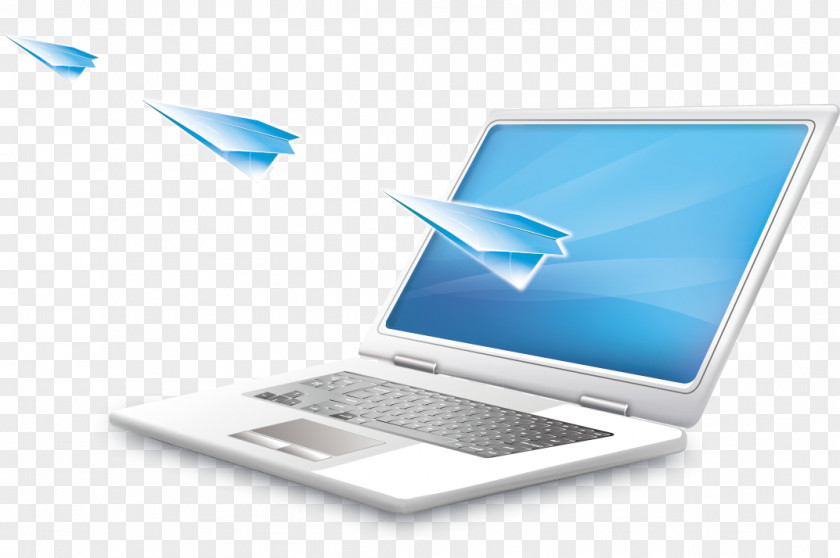 Vector Computer Graphics Paper Airplane PNG