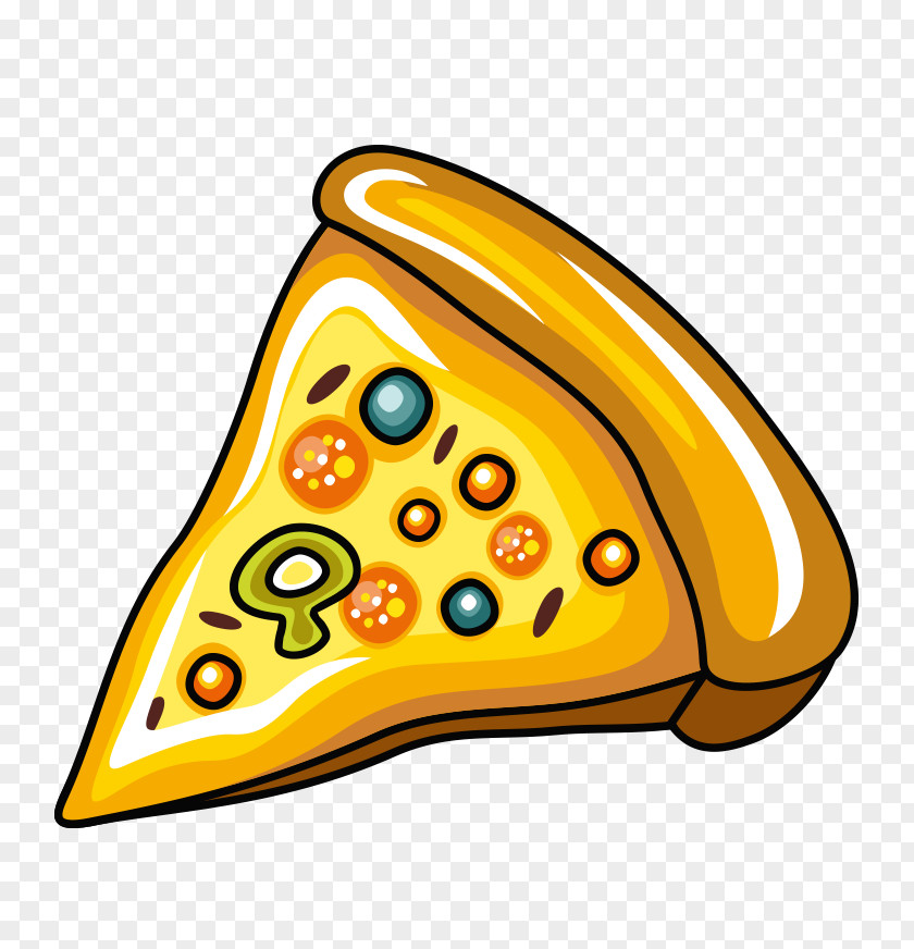 A Pizza Hot Dog Fast Food Cartoon PNG