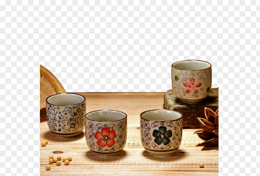 Japanese Teacup Beer Taobao Ceramic PNG