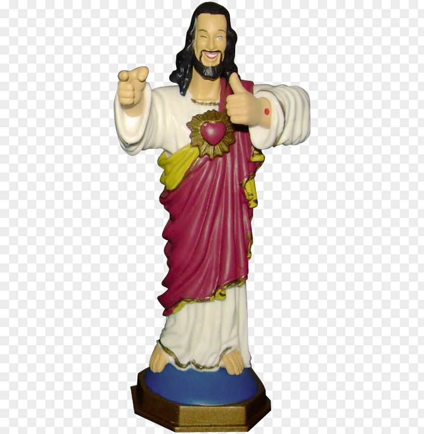 Kevin Smith Sculpture Buddy Christ Statue Figurine PNG