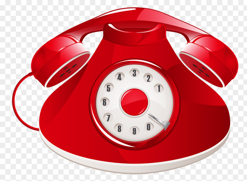 Red Phone Telephone Mobile Clip Art PNG