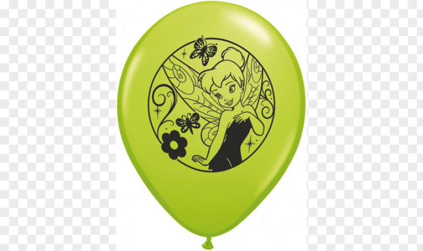 Balloon Birthday Party Favor Tinker Bell Children's PNG