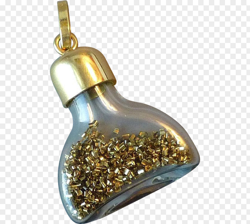 Bottom Gold Glass Bottle Charms & Pendants Charm Bracelet PNG