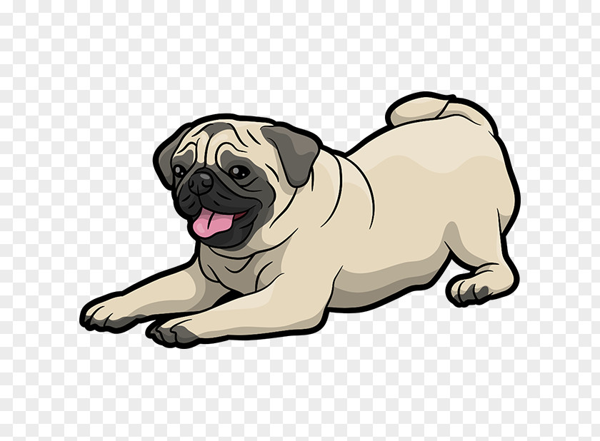 Puppy Pug Dog Breed Companion Clip Art PNG