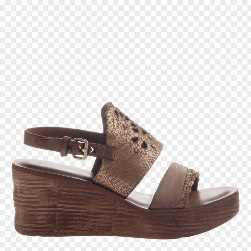 Sandal Shoe Wedge Slide Leather PNG